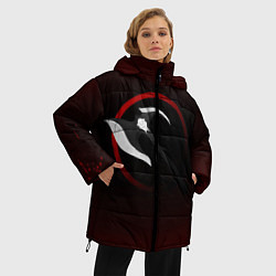 Куртка зимняя женская Дариус, цвет: 3D-черный — фото 2