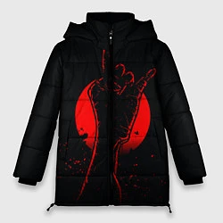 Куртка зимняя женская Zombie Rock, цвет: 3D-черный