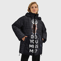 Куртка зимняя женская Keep Calm & Did You Miss Me?, цвет: 3D-светло-серый — фото 2