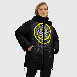 Куртка зимняя женская Sherlock Smile, цвет: 3D-черный — фото 2