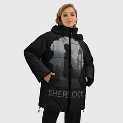 Куртка зимняя женская Sherlock World, цвет: 3D-красный — фото 2