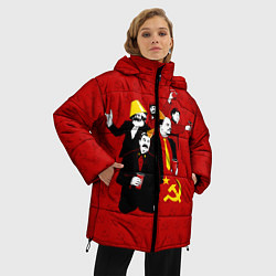 Куртка зимняя женская Communist Party, цвет: 3D-светло-серый — фото 2