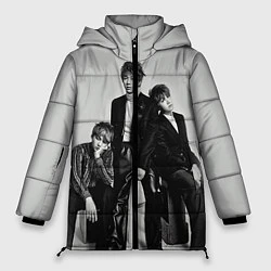 Куртка зимняя женская BTS Grey, цвет: 3D-красный