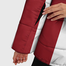 Куртка зимняя женская Атлетико Мадрид, цвет: 3D-красный — фото 2