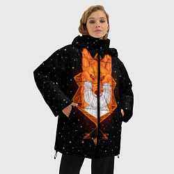 Куртка зимняя женская Огненный лис, цвет: 3D-светло-серый — фото 2