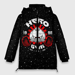 Куртка зимняя женская Hero Gym, цвет: 3D-светло-серый