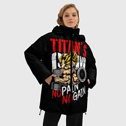 Куртка зимняя женская Titans Gym, цвет: 3D-черный — фото 2