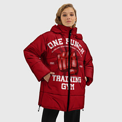 Куртка зимняя женская One Punch Gym, цвет: 3D-красный — фото 2