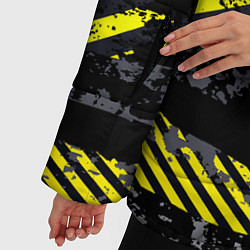 Куртка зимняя женская Grunge Line, цвет: 3D-черный — фото 2