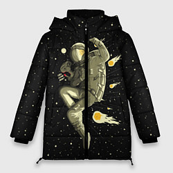 Куртка зимняя женская Атака метеоров, цвет: 3D-светло-серый