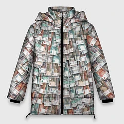 Женская зимняя куртка Российские деньги