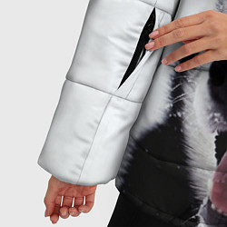 Куртка зимняя женская Сибирский хаски, цвет: 3D-черный — фото 2