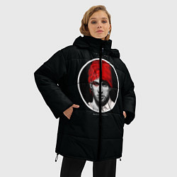 Куртка зимняя женская Twenty one pilots, цвет: 3D-красный — фото 2