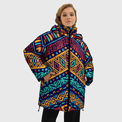 Куртка зимняя женская Африка, цвет: 3D-красный — фото 2