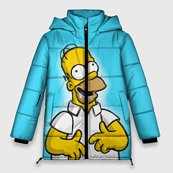 Куртка зимняя женская Аппетит Гомера, цвет: 3D-светло-серый