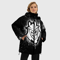 Куртка зимняя женская Gamers 2: Black collection, цвет: 3D-красный — фото 2