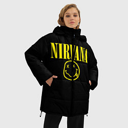 Куртка зимняя женская Nirvana Rock, цвет: 3D-красный — фото 2