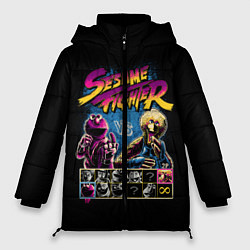 Куртка зимняя женская Sesame Fighter, цвет: 3D-черный