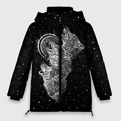 Куртка зимняя женская Волчий вой, цвет: 3D-черный