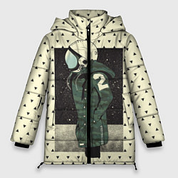 Куртка зимняя женская Космическая мода, цвет: 3D-черный