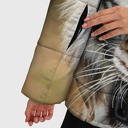 Куртка зимняя женская Рык тигра, цвет: 3D-черный — фото 2