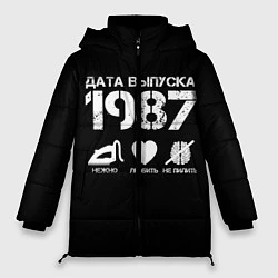 Куртка зимняя женская Дата выпуска 1987, цвет: 3D-черный