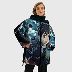 Куртка зимняя женская Alice Schuberg2, цвет: 3D-черный — фото 2