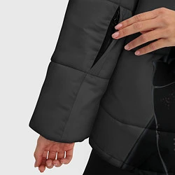 Куртка зимняя женская Ghost In The Shell 2, цвет: 3D-черный — фото 2
