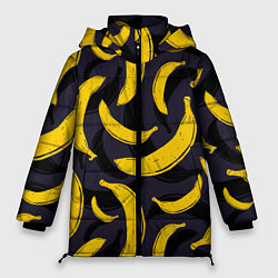 Куртка зимняя женская Бананы, цвет: 3D-светло-серый