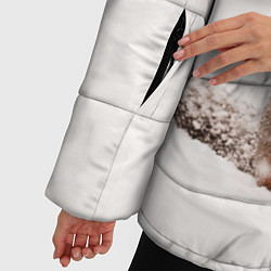 Куртка зимняя женская Снежная лисица, цвет: 3D-черный — фото 2