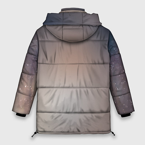 Женская зимняя куртка Лисьи глазки / 3D-Светло-серый – фото 2