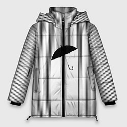 Куртка зимняя женская Дождь, цвет: 3D-черный