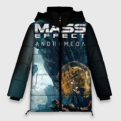 Куртка зимняя женская Mass Effect: Andromeda, цвет: 3D-светло-серый