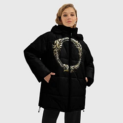 Куртка зимняя женская TES 8, цвет: 3D-черный — фото 2
