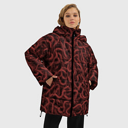 Куртка зимняя женская Сколопендры, цвет: 3D-черный — фото 2