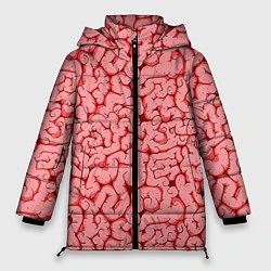 Куртка зимняя женская Мозг, цвет: 3D-черный