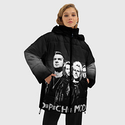 Куртка зимняя женская Depeche Mode: mono, цвет: 3D-черный — фото 2