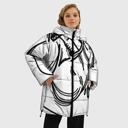 Куртка зимняя женская Предательство, цвет: 3D-красный — фото 2