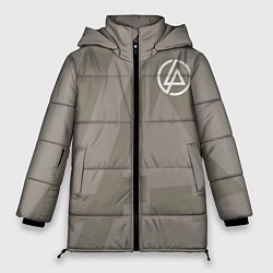 Куртка зимняя женская Linkin Park: Grey style, цвет: 3D-черный