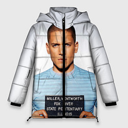 Куртка зимняя женская Prison Break: Michael Scofield цвета 3D-черный — фото 1