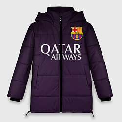 Куртка зимняя женская Barcelona FC: Violet, цвет: 3D-черный