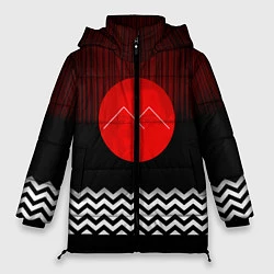 Куртка зимняя женская Twin Peaks Sun, цвет: 3D-светло-серый