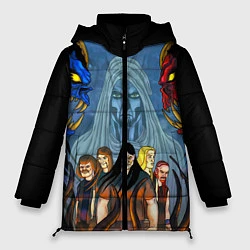 Куртка зимняя женская Dethklok: Heroes, цвет: 3D-черный