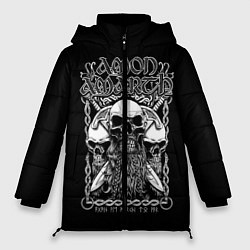 Куртка зимняя женская Amon Amarth: Trio Skulls, цвет: 3D-черный