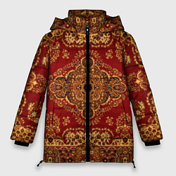 Куртка зимняя женская Человек-ковер, цвет: 3D-красный