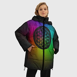 Куртка зимняя женская Coldplay Colour, цвет: 3D-черный — фото 2