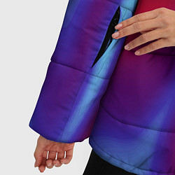 Куртка зимняя женская Глянец ночь, цвет: 3D-черный — фото 2