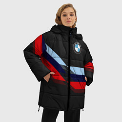 Куртка зимняя женская Бмв Bmw Black, цвет: 3D-черный — фото 2