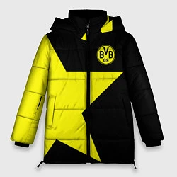 Куртка зимняя женская FC Borussia Dortmund: Star, цвет: 3D-черный