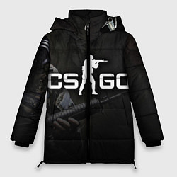 Куртка зимняя женская CS:GO SWAT, цвет: 3D-черный